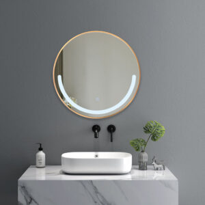 bathroom mirror with frame